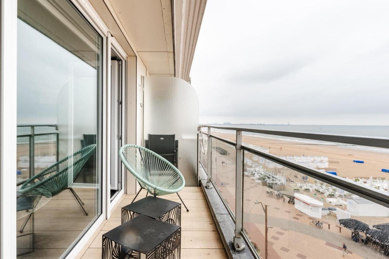 Luxueuze Suite Met Frontaal Zeezicht Knokke-Heist Exterior foto