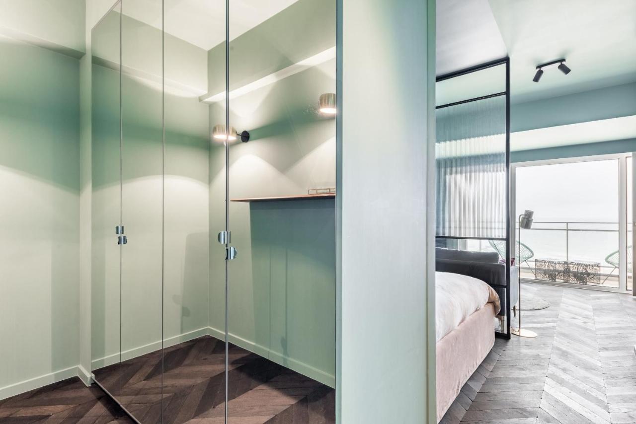 Luxueuze Suite Met Frontaal Zeezicht Knokke-Heist Exterior foto