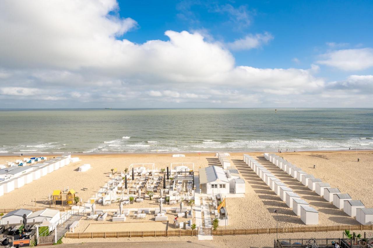 Luxueuze Suite Met Frontaal Zeezicht Knokke-Heist Exterior foto